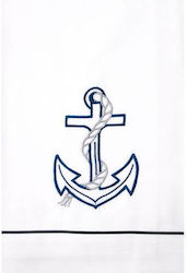 La Christine Set Christening Oilcloths Anchor W...