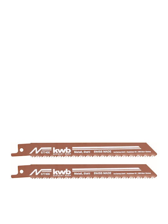 KWB Jig Saw Blade for Metal and Wood 153mm 2pcs 577400