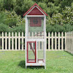 vidaXL Wooden Bird Cage 60x58.5x160cm. 172257 Brown