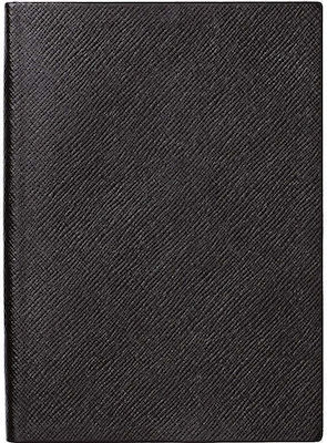 Smythson Notebook Ruled Black