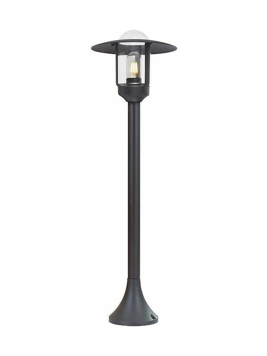 V-TAC Outdoor Floor Lamp Small Post 60W IP44 for E27 Light Bulb Black