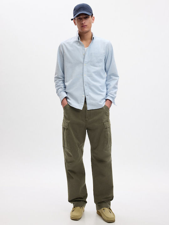Cargo Trousers in Relaxed Fit Black Moss