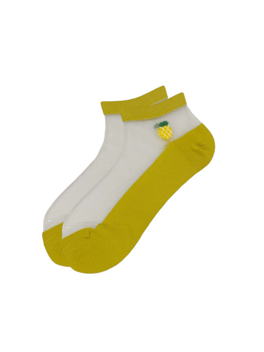 Intimonna Women's Socks Yellow