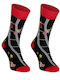 Crazy Socks Dogs Femei Șosete Negre 1Pachet