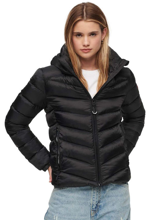 Superdry Women's Short Puffer Jacket for Winter...