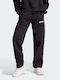 Damen Jogginghosen Fleece Schwarz