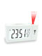 Tabletop Digital Clock with Alarm White 1612191520