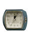 Tabletop Clock with Alarm Light Blue 1221