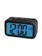 Trevi Tabletop Digital Clock with Alarm Black 3068