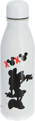 Minnie Mouse Παγούρι Minnie Non Spill 600ml Λευκό