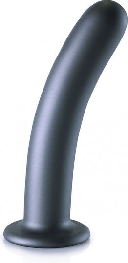 Shots Dildo realist cu Testicule și Ventuză Gri 17cm