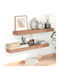 Shelves Wall Beige 2pcs 90x15x6cm