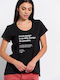 BodyTalk Women's Athletic T-shirt Black