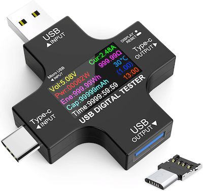 Atorch J7-C Уред за тестване на ПК USB порт 12 в 1