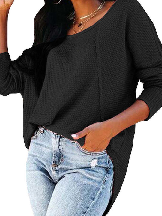 Amely Women's Long Sleeve Sweater Black