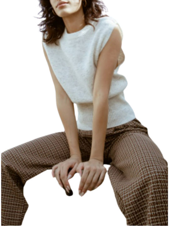 Women's Long Sleeve Sweater White