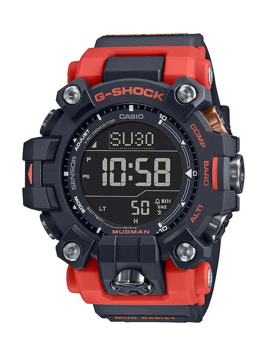 Casio G-shock Ανδρικό Ρολόι Solar με Μαύρο Καου...