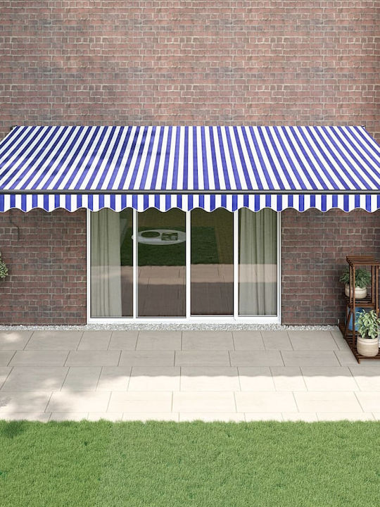 vidaXL Terrace Wall Tent Blue 5x3cm
