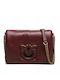 Pinko Leder Damen Tasche Schulter Lila