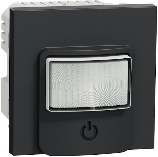 Schneider Electric Wall-Mounted Wall Switch with Motion Sensor Without Frame Grey