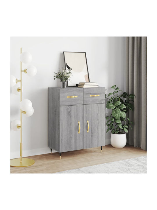 Wooden Buffet with Drawers Gray Sonoma L69.5xW3...