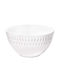 Oriana Ferelli Cereal Serving Bowl Round Made of Porcelain White with Diameter 15.5cm 1pcs PRPW430018