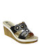 Women's Platform Wedge Sandals Black