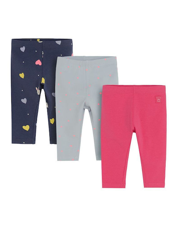 Cool Club Set of Kids Long Leggings Multicolour