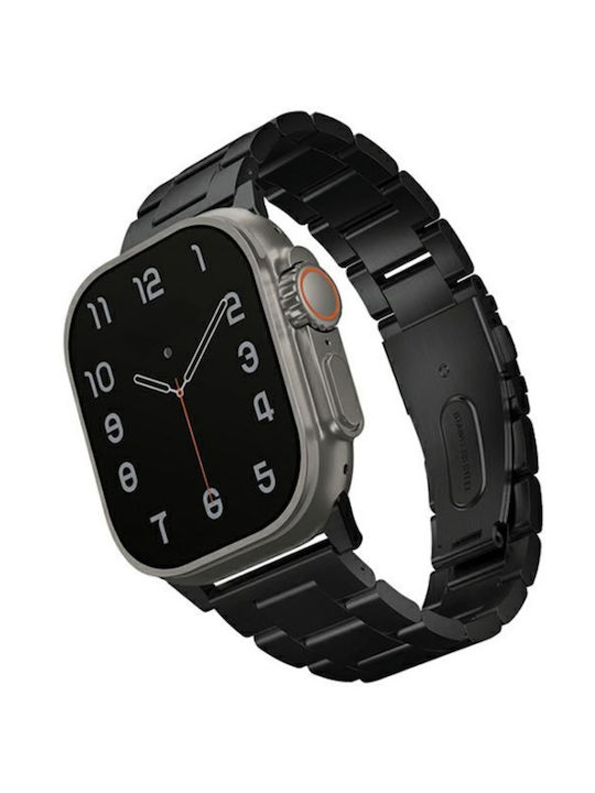 Uniq Osta Λουράκι Ανοξείδωτο Ατσάλι Μαύρο (Apple Watch Ultra 49mmHuawei Watch 4)