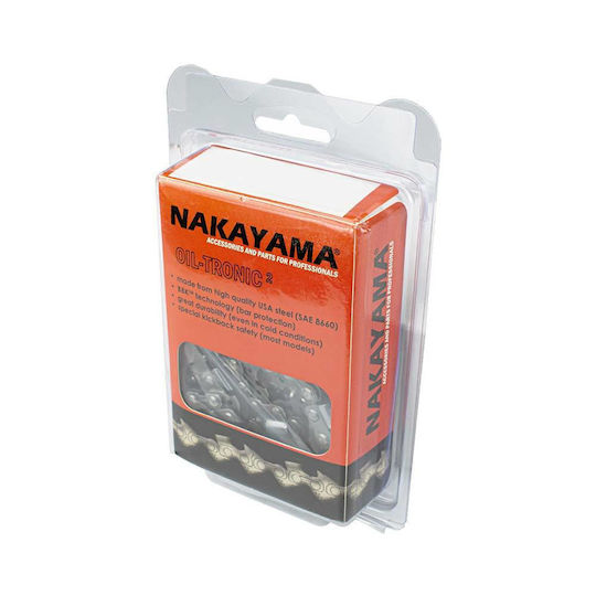 Nakayama BG13-S-034 Αλυσίδα Αλυσοπρίονου με Βήμα 3/8", Πάχος Οδηγών .050"-1.3mm & Αριθμό Οδηγών 34Ε