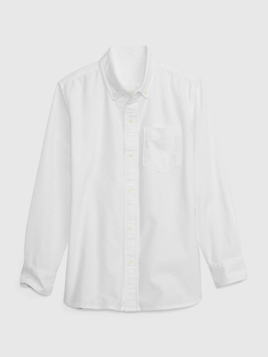 GAP Kids Shirt White Oxford