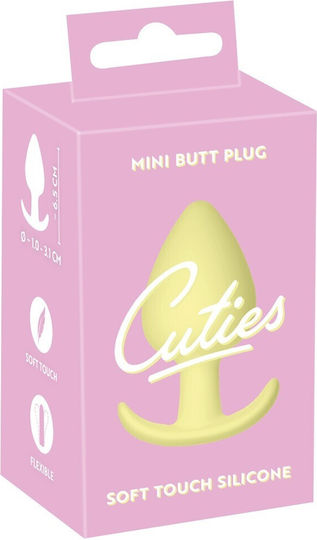 Orion Cuties Dop Anal Mici Galbenă 6.5cm
