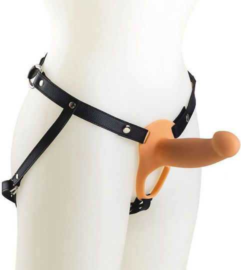 Virgite Harness με Dildo στο χρώμα του δέρματος