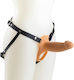 Virgite Harness με Dildo 16.6cm στο χρώμα του δέρματος