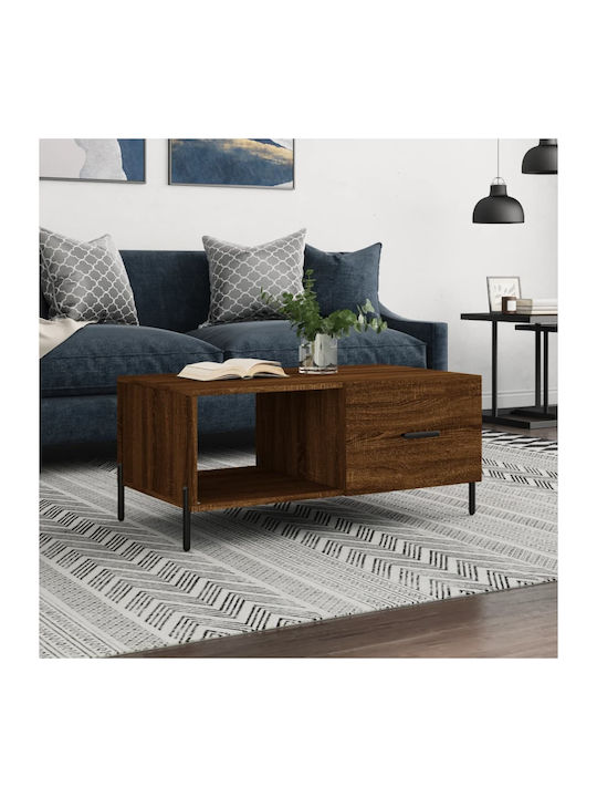 Rectangular Wooden Coffee Table Oak L90xW50xH40cm