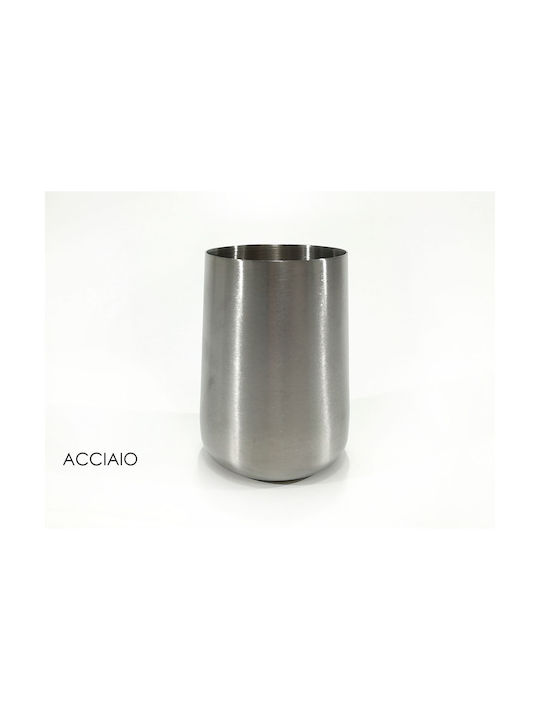 General Trade Metallic Cup Holder Countertop Silver