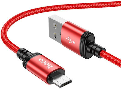 Hoco X89 Împletit USB 2.0 spre micro USB Cablu Roșu 1m 1buc