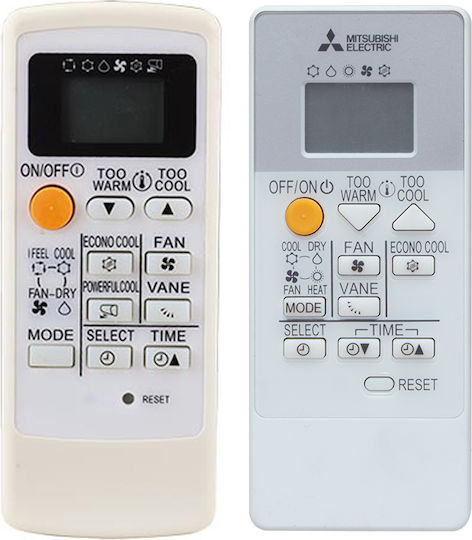 Mitsubishi 8398 Air Conditioner Remote Control