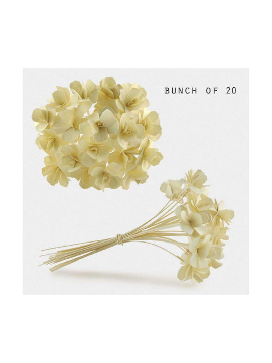 Synchronia Bouquet of Artificial Flowers White 1pcs