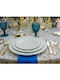 Cryspo Trio Jasmine Beige Porcelain Dinnerware Set 20pcs
