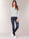 Γυναικείο Jean Παντελόνι Mid Rise σε Skinny Εφαρμογή
