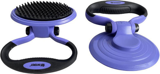 Pet Interest Foldable Short Soft Pin Brush Βούρτσα για Κοντότριχους Σκύλους για Περιποίηση Τριχώματος