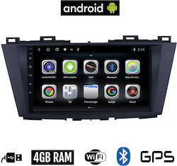 Booma Car-Audiosystem für Mazda 5 2011+ (Bluetooth/USB/AUX/WiFi/GPS/Apple-Carplay) mit Touchscreen 9"