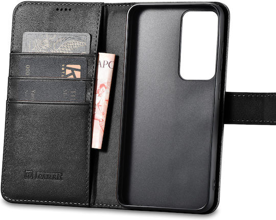 iCarer Wallet Δερμάτινο Μαύρο (Samsung Galaxy S23)