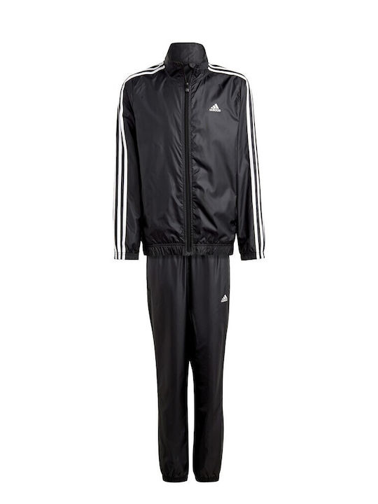 Παιδικό Σετ Φόρμας Με ζακέτα Μαύρο 2τμχ Essentials 3-Stripes
