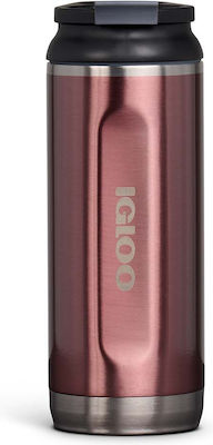 Igloo Glass Thermos Stainless Steel / Plastic Pink 354ml