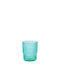 Glass water glass 25cl EVENT f8xY9 7cm turquoise - Set of 12 c460690