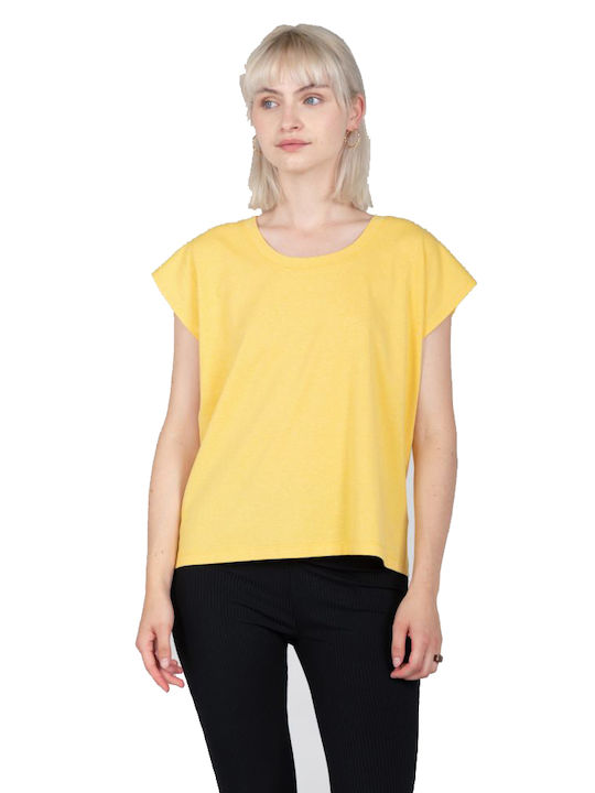 24 Colours Women's T-shirt Yellow