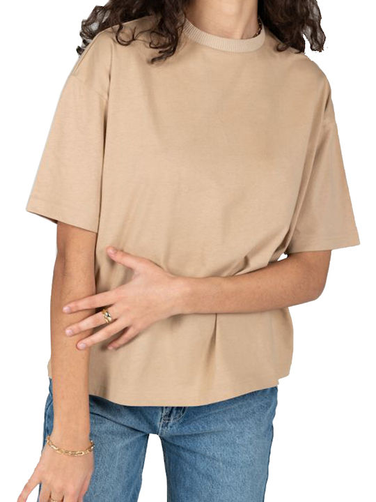 24 Colours Damen T-Shirt Beige