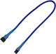Nanoxia 3-Pin Fan - 3-Pin Fan Cable 0.3m Blue (900200000)